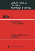 Cover: Analysis and Optimization of Systems - Springer
