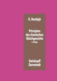 Abbildung von: Prinzipien des Chemischen Gleichgewichts - Steinkopff
