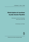 Cover: Klinische Ergebnisse der Synovektomie bei prim&auml;r chronischer Polyarthritis - Steinkopff