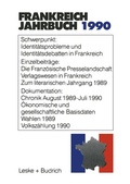 Cover: Frankreich-Jahrbuch 1990 - VS Verlag f&uuml;r Sozialwissenschaften