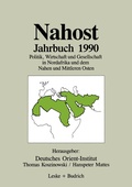 Cover: Nahost Jahrbuch 1990 - VS Verlag f&uuml;r Sozialwissenschaften