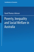 Cover: Poverty, Inequality and Social Welfare in Australia - Physica