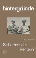 Cover: Sicherheit der Renten? - Physica