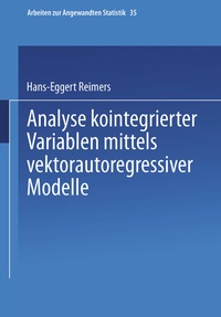 Abbildung von: Analyse kointegrierter Variablen mittels vektorautoregressiver Modelle - Physica