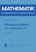 Cover: &Uuml;bungsaufgaben zur Analysis &Uuml; 1 - Vieweg+Teubner Verlag