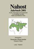 Cover: Nahost Jahrbuch 2001 - VS Verlag f&uuml;r Sozialwissenschaften