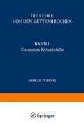 Cover: Die Lehre von den Kettenbr&uuml;chen - Vieweg+Teubner Verlag