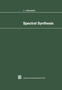 Cover: Spectral Synthesis - Vieweg+Teubner Verlag