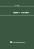 Cover: Spectral Synthesis - Vieweg+Teubner Verlag