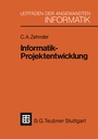 Cover: Informatik-Projektentwicklung - Vieweg+Teubner Verlag