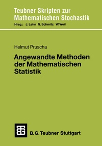 Enlarge image Cover: Angewandte Methoden der Mathematischen Statistik - Vieweg+Teubner Verlag