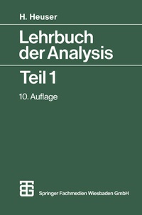 Enlarge image Cover: Lehrbuch der Analysis Teil 1 - Vieweg+Teubner Verlag