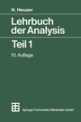 Cover: Lehrbuch der Analysis Teil 1 - Vieweg+Teubner Verlag