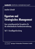 Cover: Eigentum und Strategisches Management - Deutscher Universit&auml;tsverlag