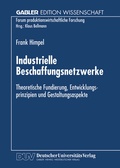 Cover: Industrielle Beschaffungsnetzwerke - Deutscher Universit&auml;tsverlag