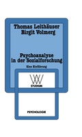 Cover: Psychoanalyse in der Sozialforschung - VS Verlag f&uuml;r Sozialwissenschaften