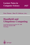 Cover: Handheld and Ubiquitous Computing - Springer