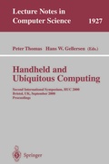 Cover: Handheld and Ubiquitous Computing - Springer