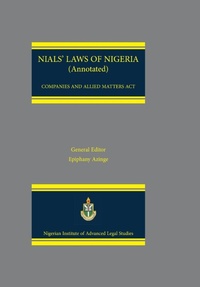 Abbildung von: NIALS Laws of Nigeria. Companies and Allied Matters Act - Safari Books Ltd