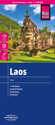 Abbildung von: Reise Know-How Landkarte Laos (1:600.000) mit Luang Prabang, Vang Vieng, Vientiane - Reise Know-How Verlag Peter Rump GmbH