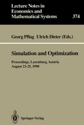 Cover: Simulation and Optimization - Springer