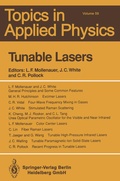 Cover: Tunable Lasers - Springer