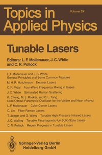 Enlarge image Cover: Tunable Lasers - Springer