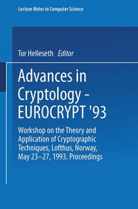 Abbildung von: Advances in Cryptology - EUROCRYPT '93 - Springer