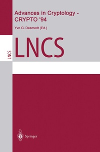 Abbildung von: Advances in Cryptology - CRYPTO '94 - Springer