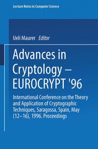 Abbildung von: Advances in Cryptology - EUROCRYPT '96 - Springer