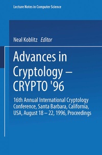 Abbildung von: Advances in Cryptology - CRYPTO '96 - Springer