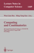 Cover: Computing and Combinatorics - Springer