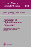 Cover: Principles of Digital Document Processing - Springer
