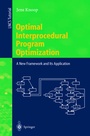 Cover: Optimal Interprocedural Program Optimization - Springer