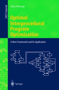 Enlarge image Cover: Optimal Interprocedural Program Optimization - Springer