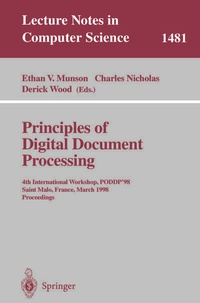 Enlarge image Cover: Principles of Digital Document Processing - Springer