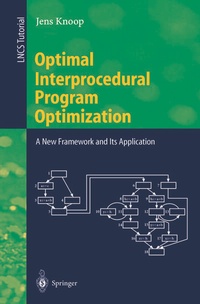 Enlarge image Cover: Optimal Interprocedural Program Optimization - Springer