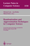 Cover: Randomization and Approximation Techniques in Computer Science - Springer