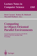 Cover: Computing in Object-Oriented Parallel Environments - Springer