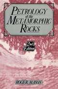 Cover: Petrology of the metamorphic rocks - Kluwer Academic Publishers