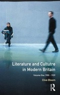 Cover: Literature and Culture in Modern Britain: Volume 1 - Routledge
