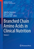 Cover: Branched Chain Amino Acids in Clinical Nutrition - Springer New York