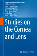 Cover: Studies on the Cornea and Lens - Humana