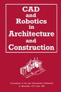 Cover: CAD and Robotics in Architecture and Construction - Springer