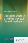 Cover: Counteracting Urban Heat Island Effects in a Global Climate Change Scenario - Springer
