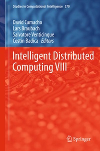 Enlarge image Cover: Intelligent Distributed Computing VIII - Springer