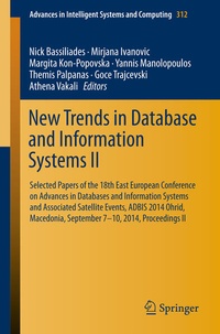 Enlarge image Cover: New Trends in Database and Information Systems II - Springer