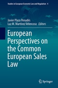Cover: European Perspectives on the Common European Sales Law - Springer