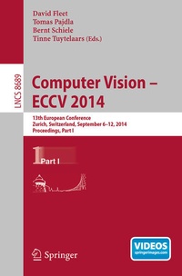 Enlarge image Cover: Computer Vision -- ECCV 2014 - Springer