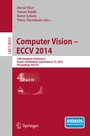 Cover: Computer Vision -- ECCV 2014 - Springer